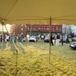 Panorama from under the tent